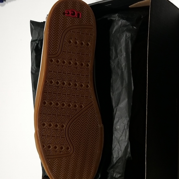 NWT UGG Brock Luxe Leather Sneakers - Picture 4 of 7